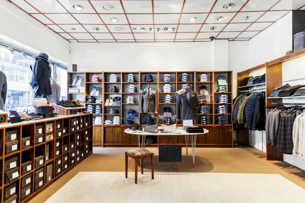 Clothing store interior