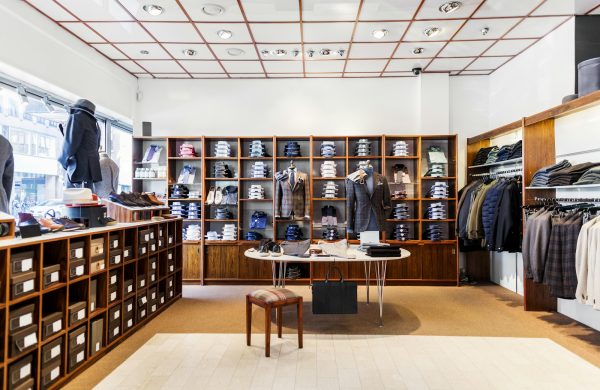 Clothing store interior